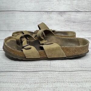 Birkenstock Leather Strap Sandals‎ EU 36 US 5.5 Adjustable Buckle Slides Comfort